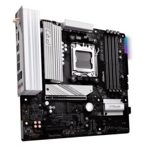 Placa De Base Asrock B850m Pro Rs Wifi Con 4 Ranuras Ddr5, Chipset Amd B850, Micro Atx - Imagen 3