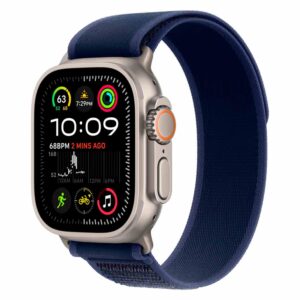 Apple Watch Ultra 2 Mx4l3fd/a Móvil + Gps Cajón De Titán Natural 49 Mm - Loop Trail Blue M/l