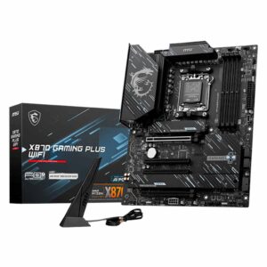 Placa De Base Msi X870 Gaming Plus Wifi Con Zócalo 4xddr5 Am5, Chipset Amd X870 Atx