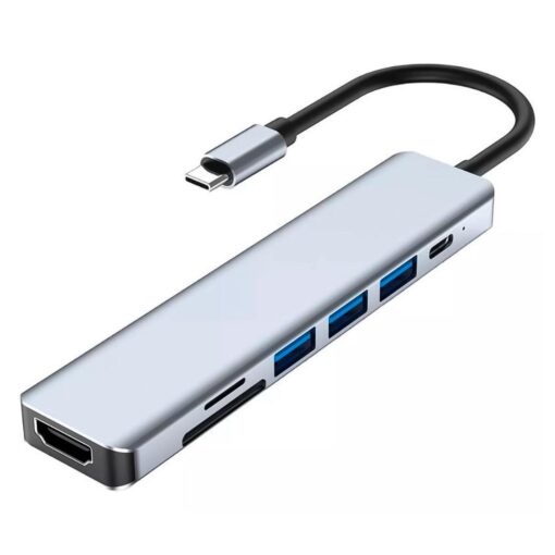 Adaptador Hub Usb-c 7 En 1