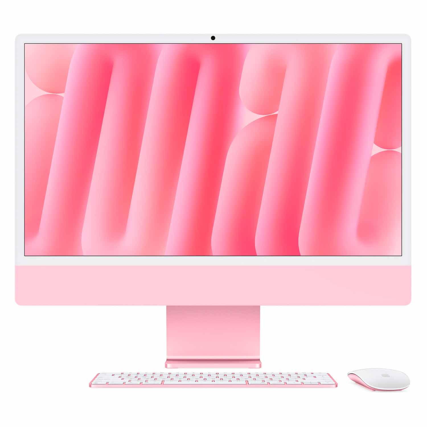 Imac Apple Mwug3ll/a M4 16gb/256ssd/24" - Rosa *2024*