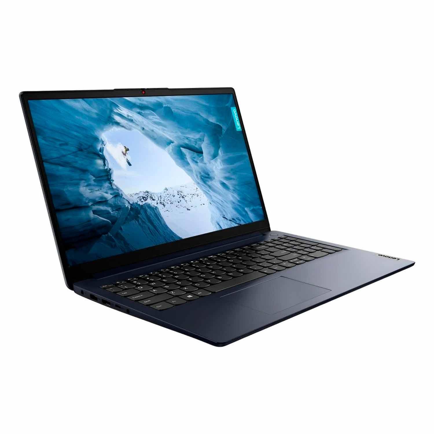 Alternative view of Lenovo Ideapad 1 82qd00gnus 15.6" Intel Core I5-1235u 256gb Ssd 8gb Ram + Mochila - Azul