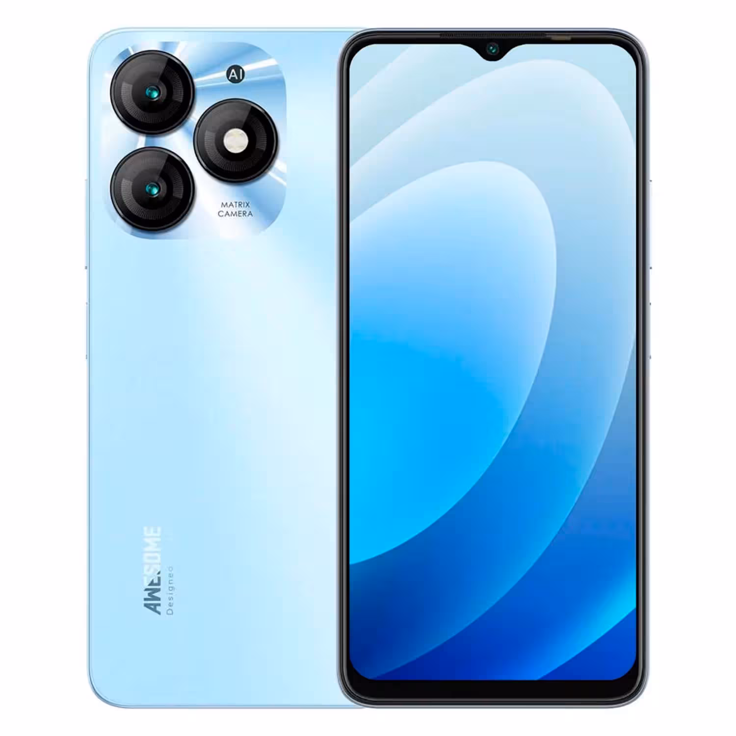 Smartphone Itel A50 A667lp 256gb 4gb Ram Dual Sim Lte Pantalla 6.6" - Azul (anatel) (latam)