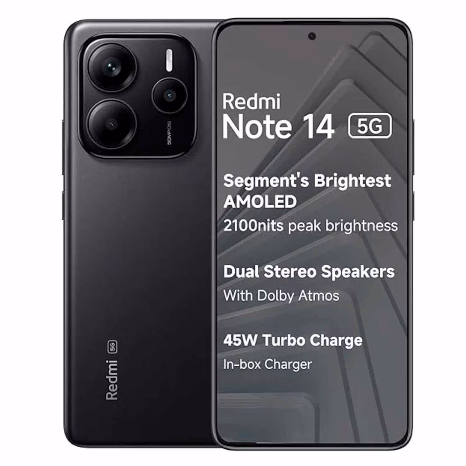 Smartphone Xiaomi Redmi Note 14 5g Global 512gb 12gb Ram Dual Sim Pantalla 6.67" - Negro