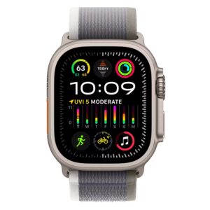 Apple Watch Ultra 2 Mrf43fd/a Celular + Gps Caja Titanio Natural 49mm - Loop Trail Verde M/l - Imagen 2
