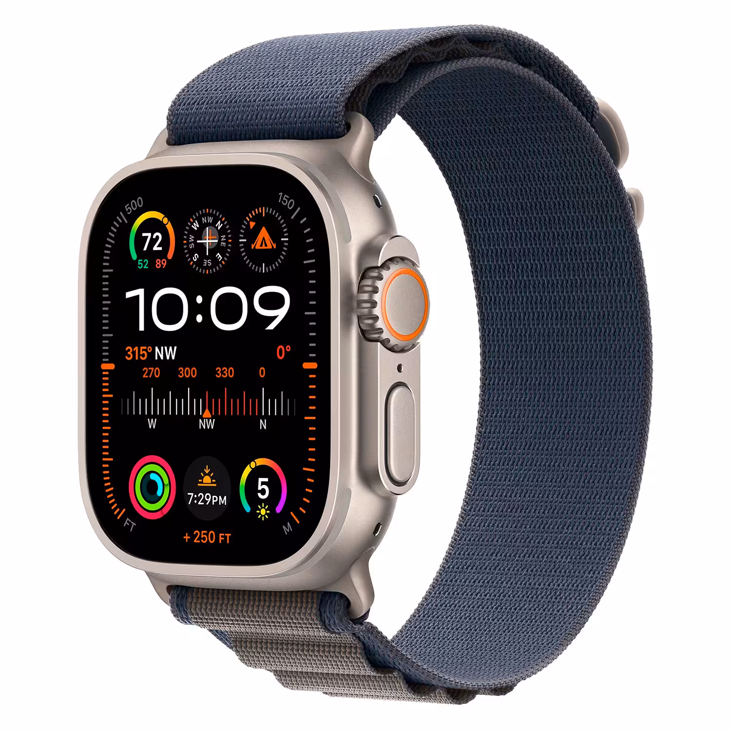 Apple Watch Ultra 2 Mrep3rb/a Celular + Gps Caja Titanio Natural 49mm - Loop Alpine Azul M/l