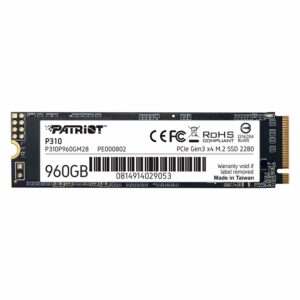Ssd M.2 Patriot 960gb Nvme Pcie Gen 3 - P310p960gm28