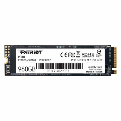 Ssd M.2 Patriot 960gb Nvme Pcie Gen 3 - P310p960gm28