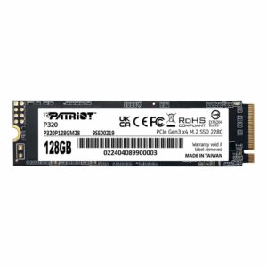 Ssd M.2 Patriot 128gb Nvme Pcie Gen 3 - P320p128gm28