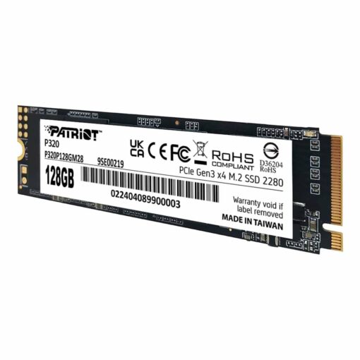 Alternative view of Ssd M.2 Patriot 128gb Nvme Pcie Gen 3 - P320p128gm28