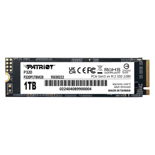 Ssd M.2 Patriot 1tb Nvme Pcie Gen 3 - P320p1tbm28