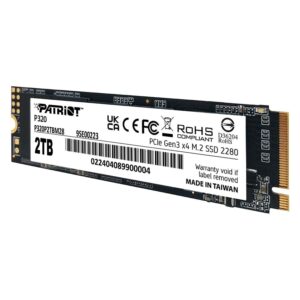 Ssd M.2 Patriot 2tb Nvme Pcie Gen 3 - P320p2tbm28 - Imagen 2