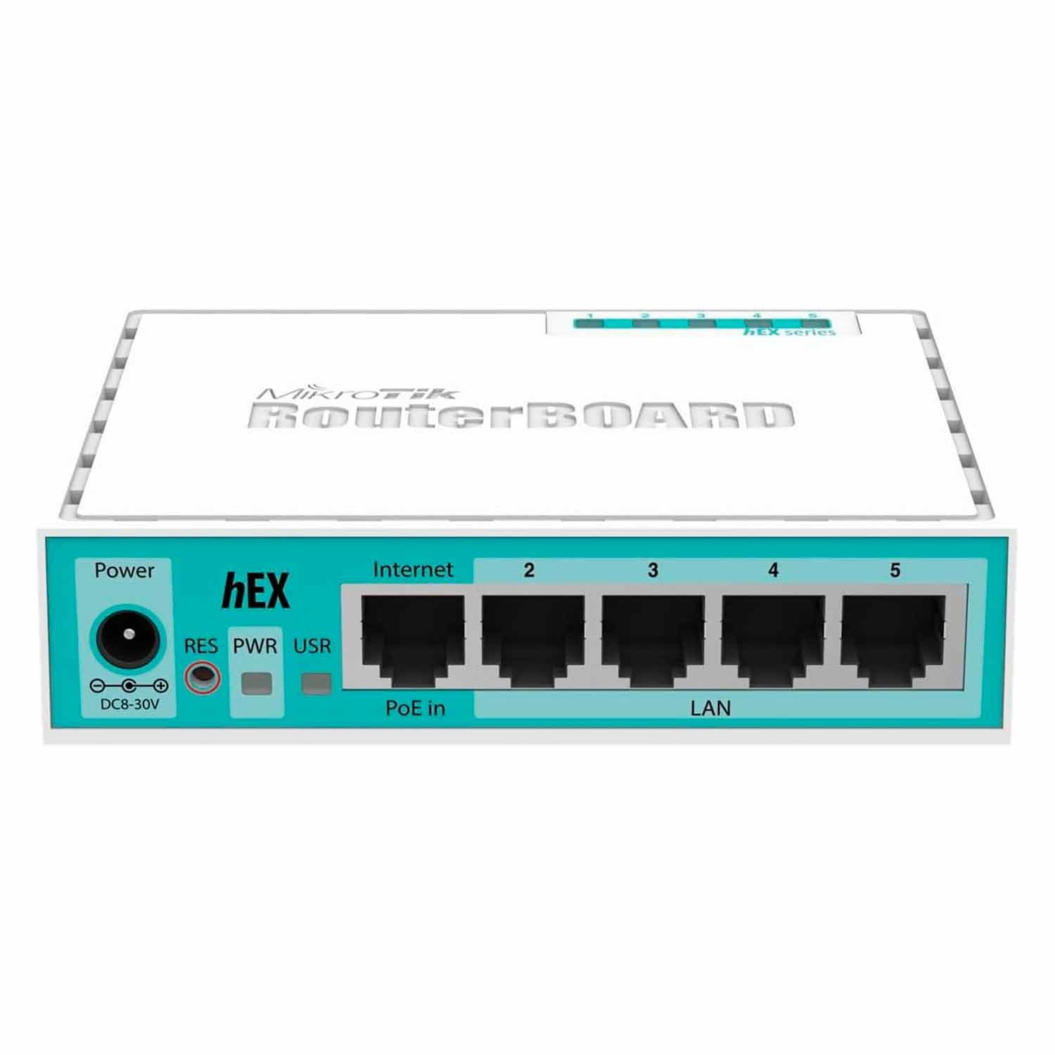 Rotador Microtik Routerboard Rb750gr3 Hex 1000 Mbps - Blanco