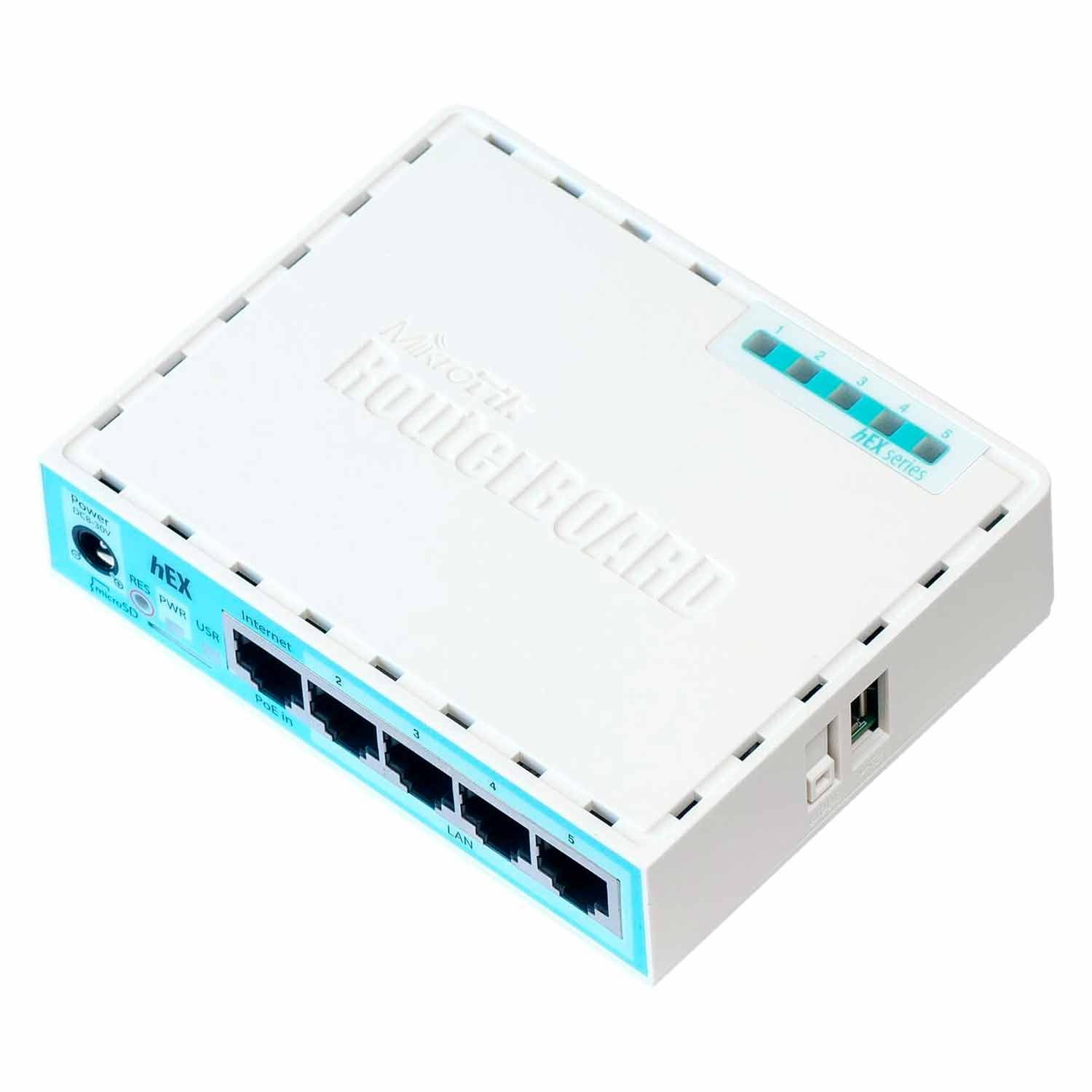 Alternative view of Rotador Microtik Routerboard Rb750gr3 Hex 1000 Mbps - Blanco
