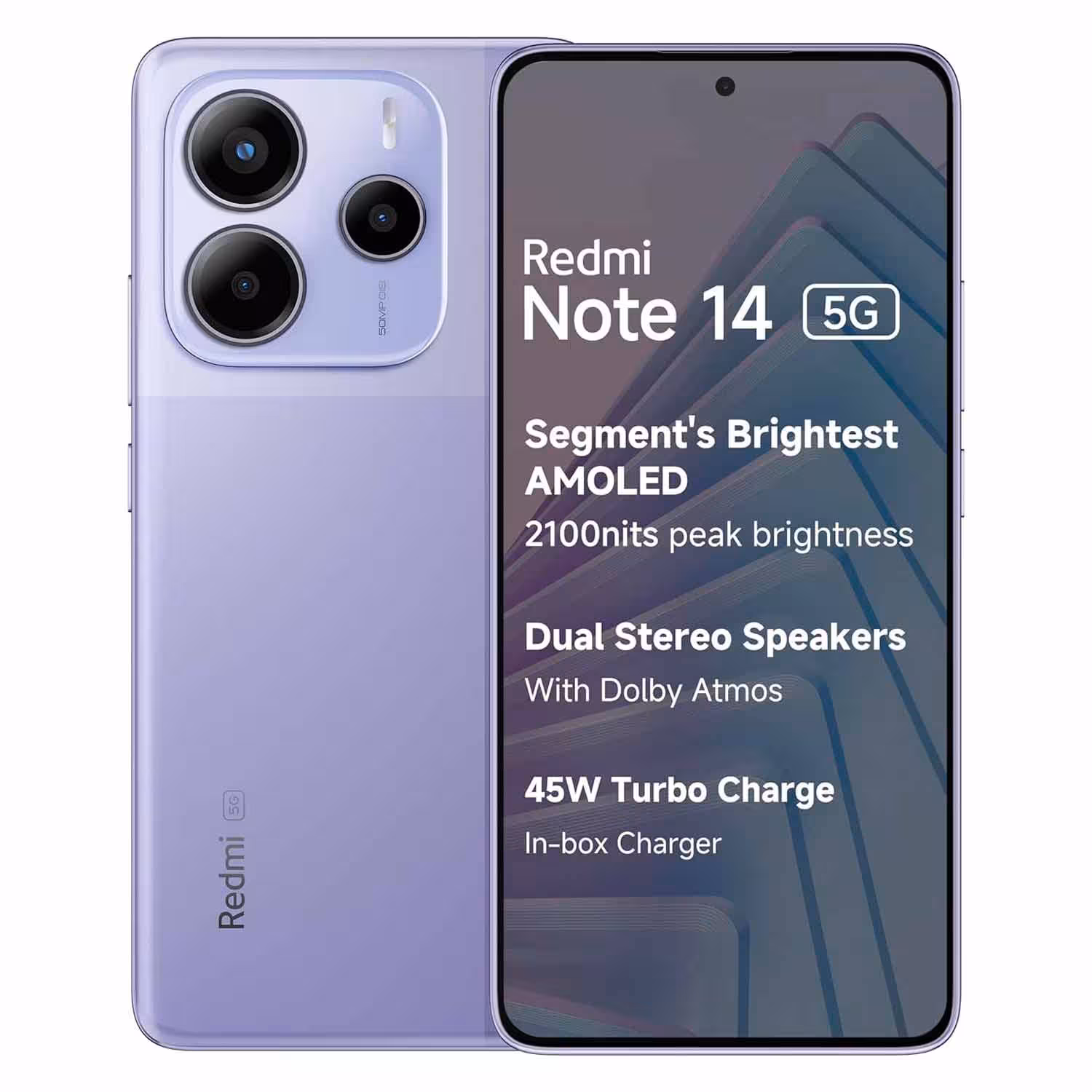 Smartphone Xiaomi Redmi Note 14 5g Global 512gb 12gb Ram Dual Sim Pantalla 6.67" - Morado