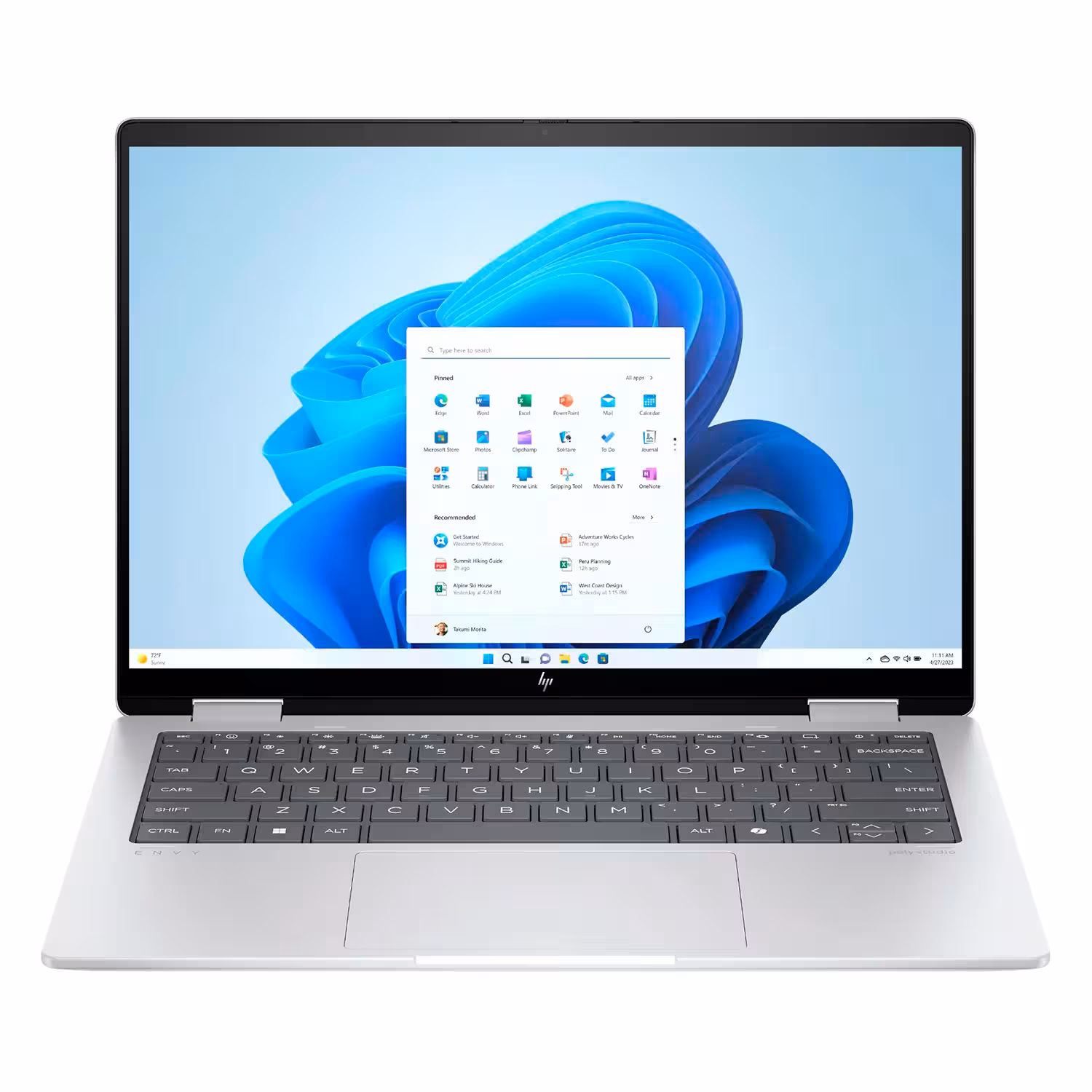 Notebook Hp Envy 14-fa0023dx 14" Amd Ryzen 7-8840hs 1tb Ssd 16gb Ram - Plata
