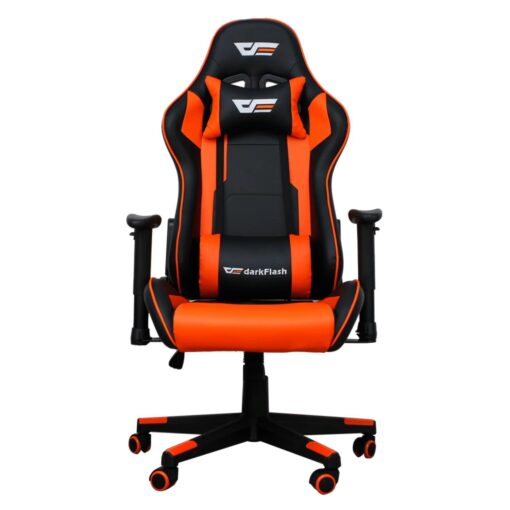 Silla Gamer Darkflash Rc-350se- Naranja Negro