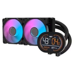 Water Cooler Para Procesador Darkflash Dh240d - Negro