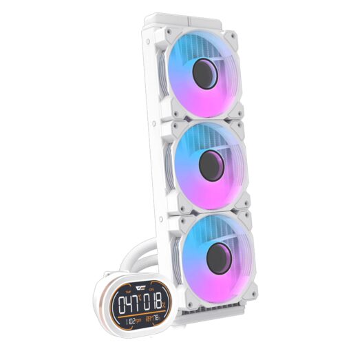 Alternative view of Water Cooler Para Procesador Aigo Darkflash Dh360d Argb - Blanco