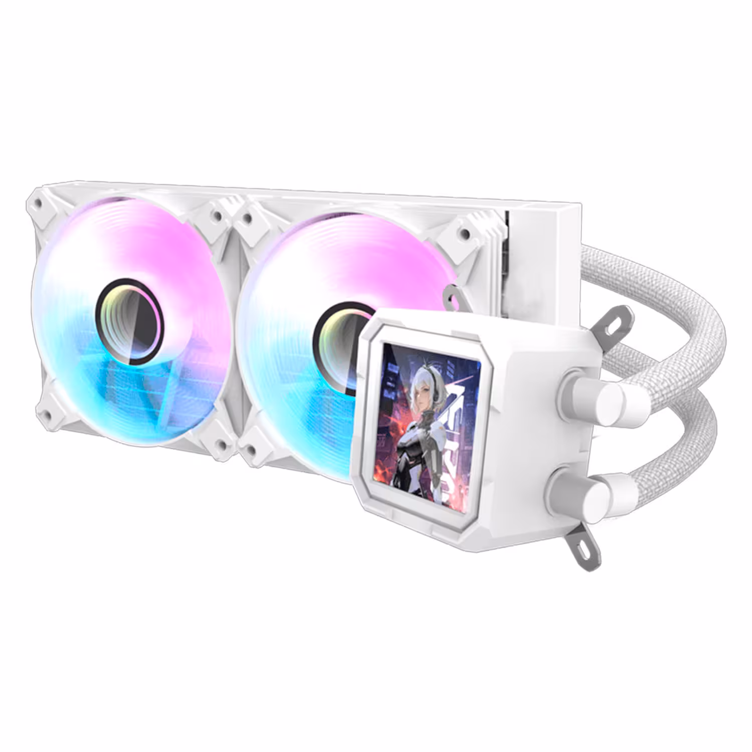 Water Cooler Para Procesador darkFlash DV240S - Blanco - Imagen 3