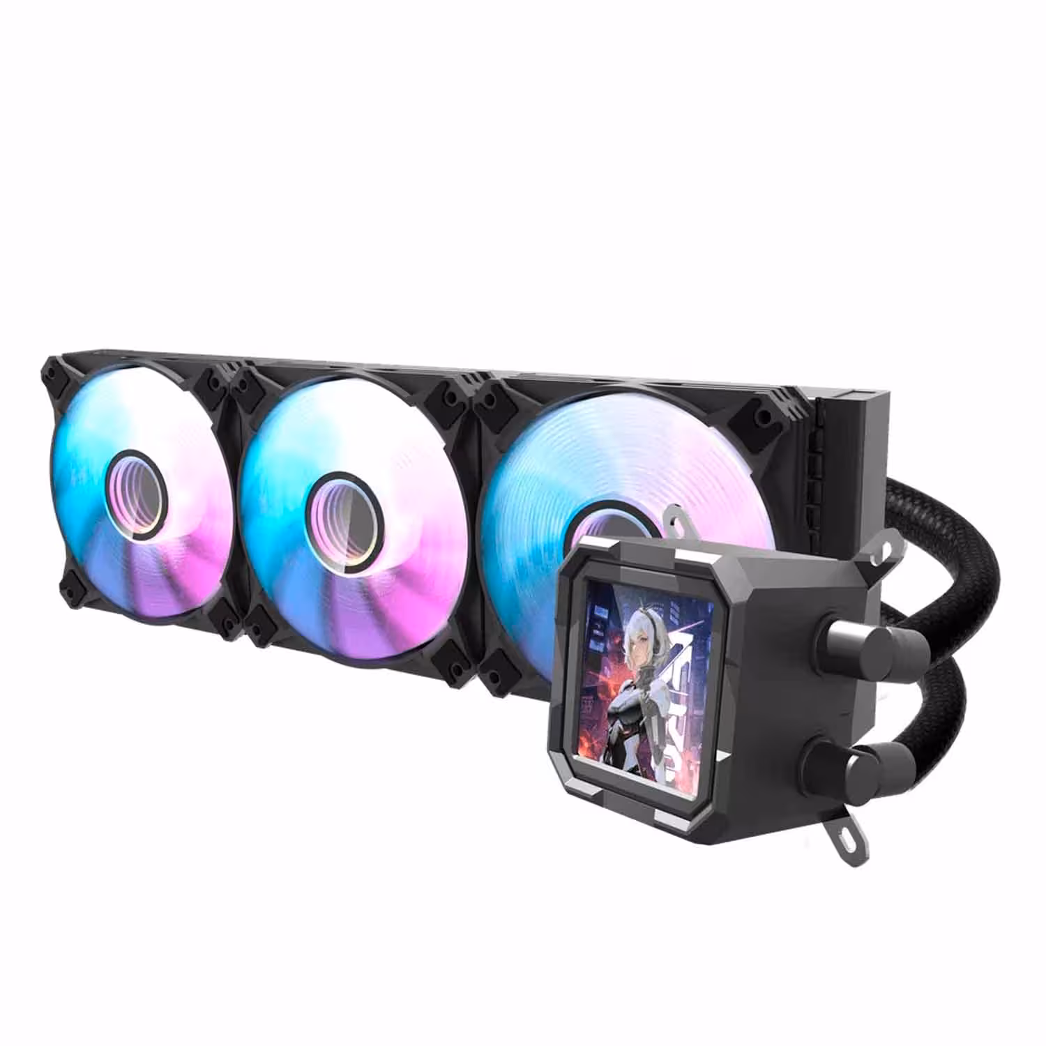 Water Cooler Para Procesador darkFlash DV360S ARGB - Negro - Imagen 3