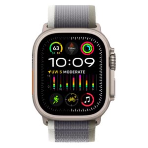 Apple Watch Ultra 2 Mrf33fd/a Celular + Gps Caja Titanio Natural 49mm - Loop Trail Gris S/m - Imagen 2