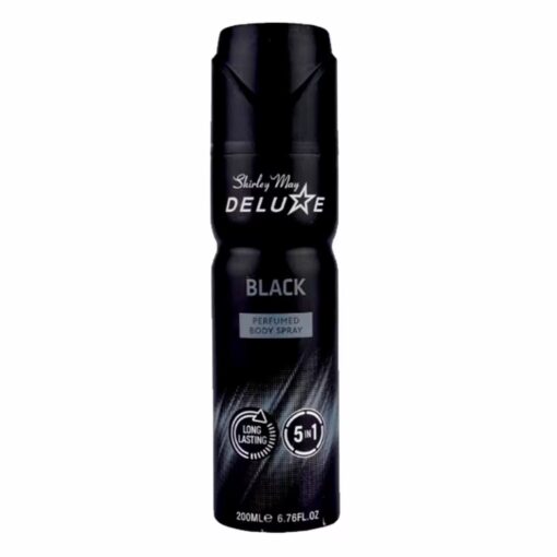 Desodorante Shirley May Deluxe Black Masculino 200ml