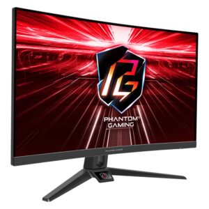 Monitor Gamer Asrock Pg27f15rs1a 27" Full Hd Curvo 240hz Hdmi Dp - Negro - Imagen 2