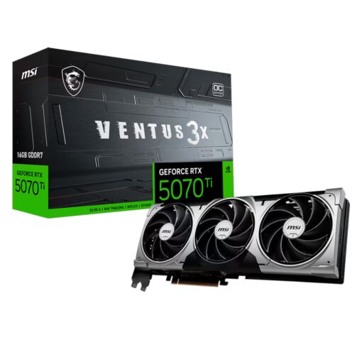 Tarjeta De Video Msi Ventus 3x Oc Nvidia Geforce Rtx 5070ti 16gb Gddr7 - 912-v531