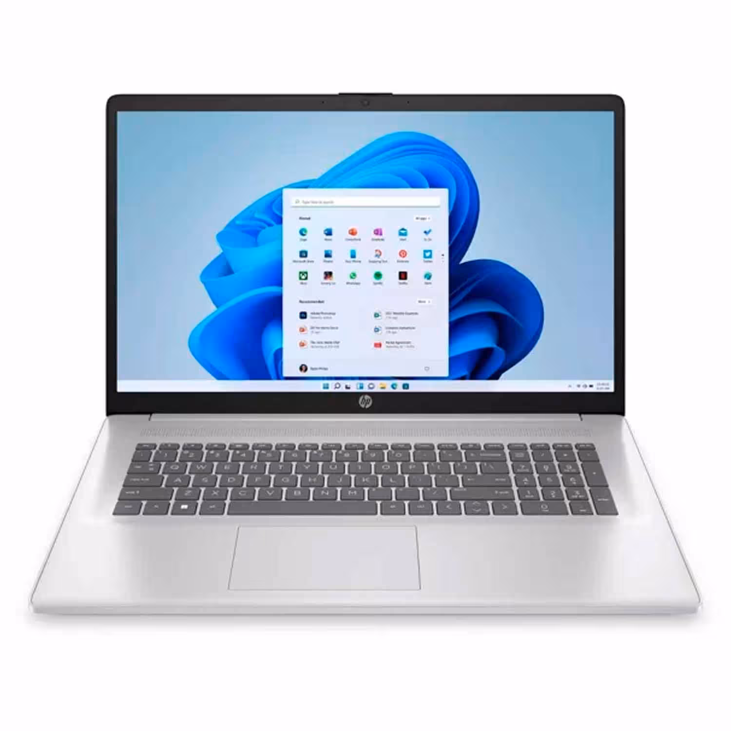 Notebook Hp 17-cn0001tg 17.3" Intel Pentium N5030 128gb 4gb Ram - Plata
