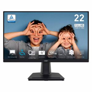 Monitor Msi Pro Mp225v 22" Full Hd 100hz Hdmi Vga - Negro