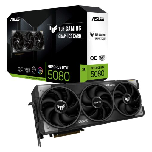 Placa De Video Asus Tuf Gaming Nvidia Geforce Rtx 5080 16gb Gddr7 - Gaming-tuf O16g-gaming-tuf