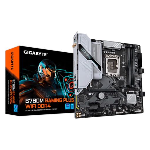 Placa Madre Gigabyte B760m Gaming Plus Wifi Ddr4 Socket Lga 1700 Chipset Intel B760 Micro Atx