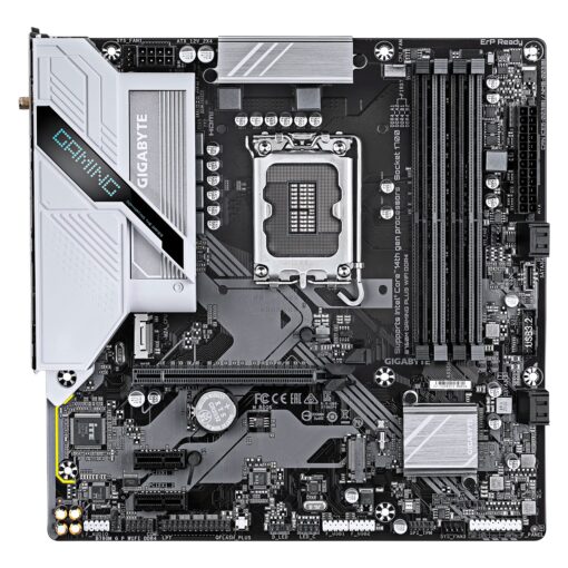 Alternative view of Placa Madre Gigabyte B760m Gaming Plus Wifi Ddr4 Socket Lga 1700 Chipset Intel B760 Micro Atx