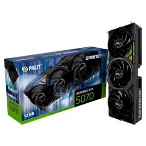 Placa De Video Palit Gaming Pro Nvidia Geforce Rtx 5070 12gb Gddr7 - Ne75070019k9-gb2050a