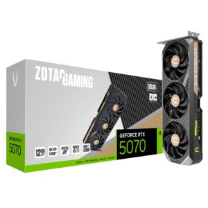 Tarjeta De Video Zotac Solid Oc Nvidia Geforce Rtx 5070 12gb Gddr7 - Zt-b50700j-10p