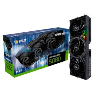 Placa De Video Palit Gaming Pro Nvidia Geforce Rtx 5080 16gb Gddr7 - Ne75080019t2-gb2031a