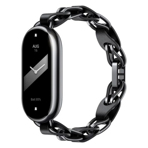 Smartwatch Xiaomi Chain Strap Bhr7303gl Para Smart Band 8 - Negro