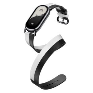 Smartwatch Xiaomi Double Wrap Strap Bhr7311gl Para Smart Band 8 - Negro Y Blanco - Imagen 4