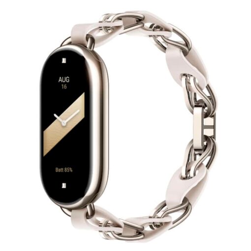 Smartwatch Xiaomi Chain Strap Bhr7313gl Para Smart Band 8 - Blanco