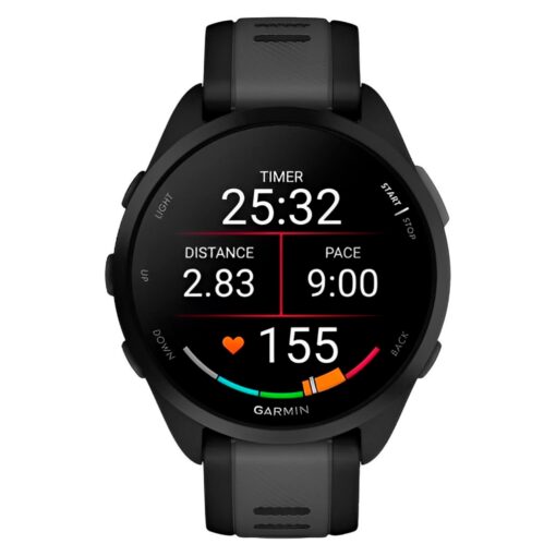 Alternative view of Smartwatch Garmin Forerunner 165 010-02863-20 - Gris