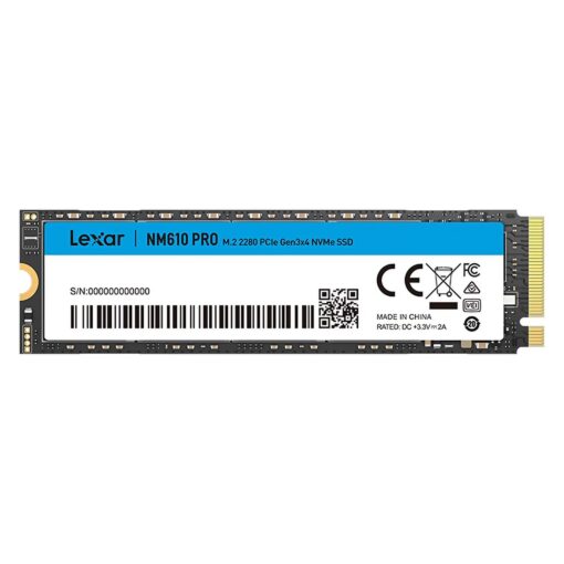 SSD M.2 Lexar NM610 PRO 1TB NVMe PCIe Gen 3 - LNM610P001T-RNNNU
