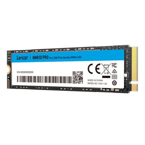 Alternative view of SSD M.2 Lexar NM610 PRO 1TB NVMe PCIe Gen 3 - LNM610P001T-RNNNU