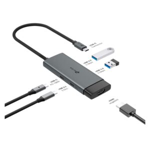Hub Portátil Tp-link Uh5020c Usb-c 5 En 1 - Gris - Imagen 3