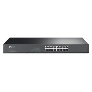 Hub Switch Tp-link Tl-sg1016 16 Puertas Gigabit 1000mbps - Negro