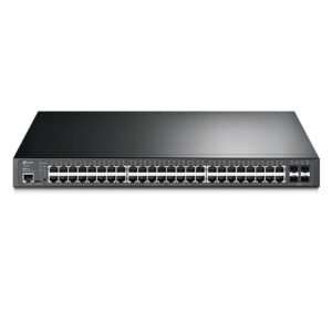 Hub Switch Tp-link Tl-sg3452p 52 Puertas Gigabit 48poe+4sfp 1000mbps - Gris