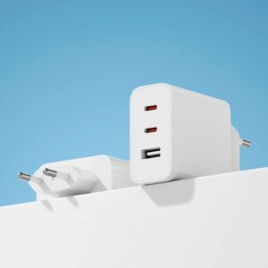 Cargador Para Tomada Xiaomi BHR7492US 67W USB-C GAN 2C1A - Blanco - Imagen 3