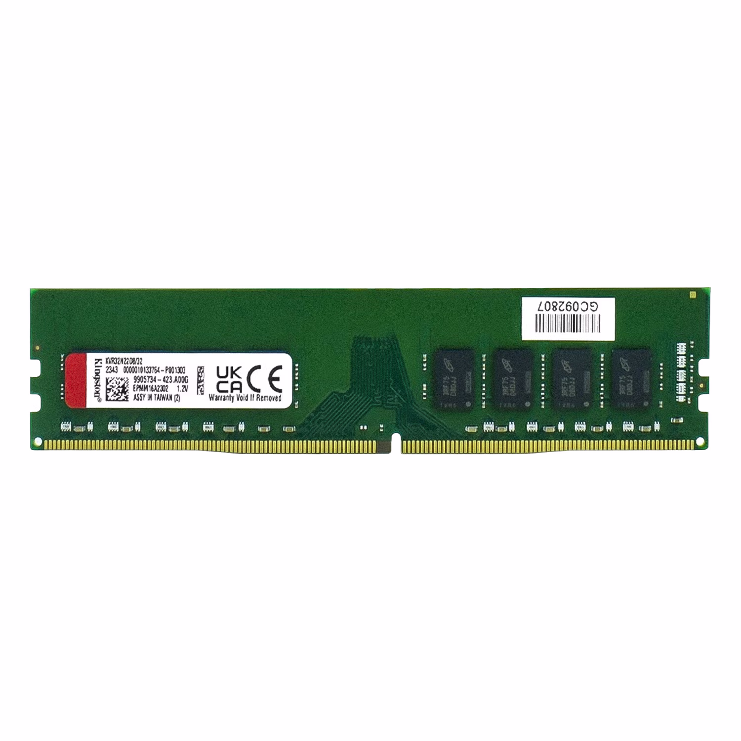 Memoria Ram Kingston 16gb Ddr4 3200 Mhz - Kvr32n22d8/32