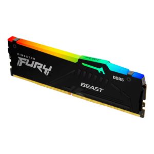 Memoria Ram Kingston Fury Beast Rgb 16gb Ddr5 6000 Mhz - Kf556c36bbea-16 - Imagen 2