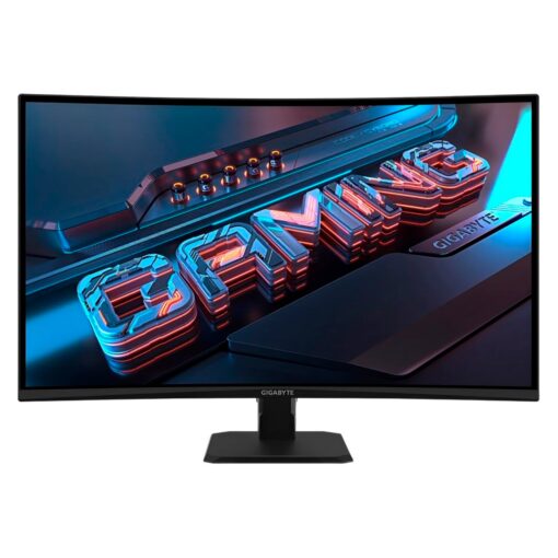 Monitor Gamer Gigabyte Gs32qca 31.5" Quad Hd Curvo 180hz Hdmi Dp - Negro